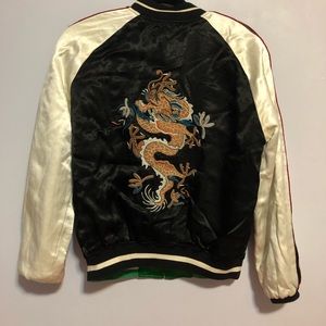 Gorgeous reversible bomber jacket
